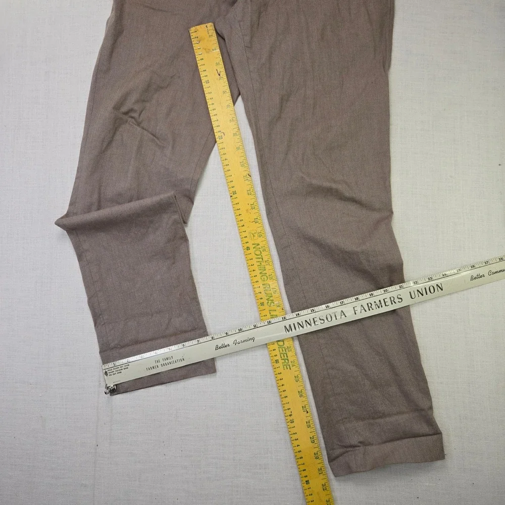 Bonobos Slim Chinos 33x34 Mens Tan Brown Stretch Cotton Trousers Business Casual